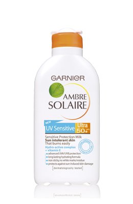 Garnier Ambre Solaire Milk UV Sensitive SPF 50+ 200ml